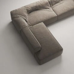 Grand Corner Sofa 5-Seater Open End Left, Mole Brown -Gubi || Hay || &Tradition Verkäufe decotique grand corner sofa 5 seater open end left 13