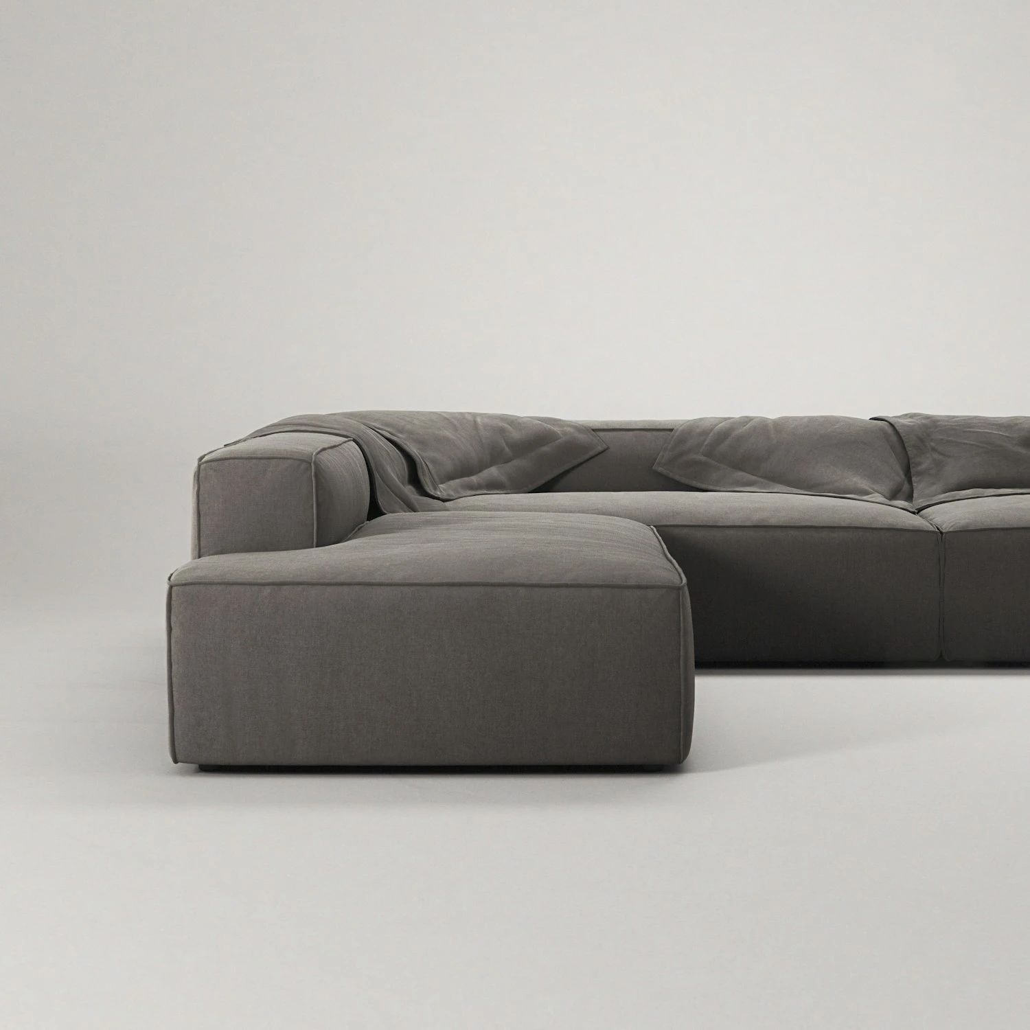 Grand Corner Sofa 5-Seater Open End Left, Hunter Brown 5 Grand Corner Sofa 5-Seater Open End Left, Hunter Brown – Bild 5