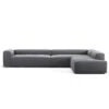 Grand Ecksofa 5-Sitzer Offener Abschluss Rechts, Zinc Grey