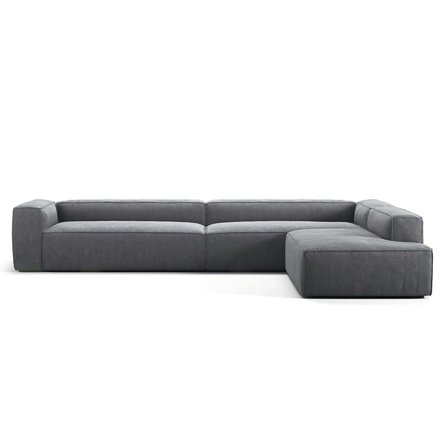 Grand Ecksofa 5-Sitzer Offener Abschluss Rechts, Zinc Grey 1 Grand Ecksofa 5-Sitzer Offener Abschluss Rechts, Zinc Grey