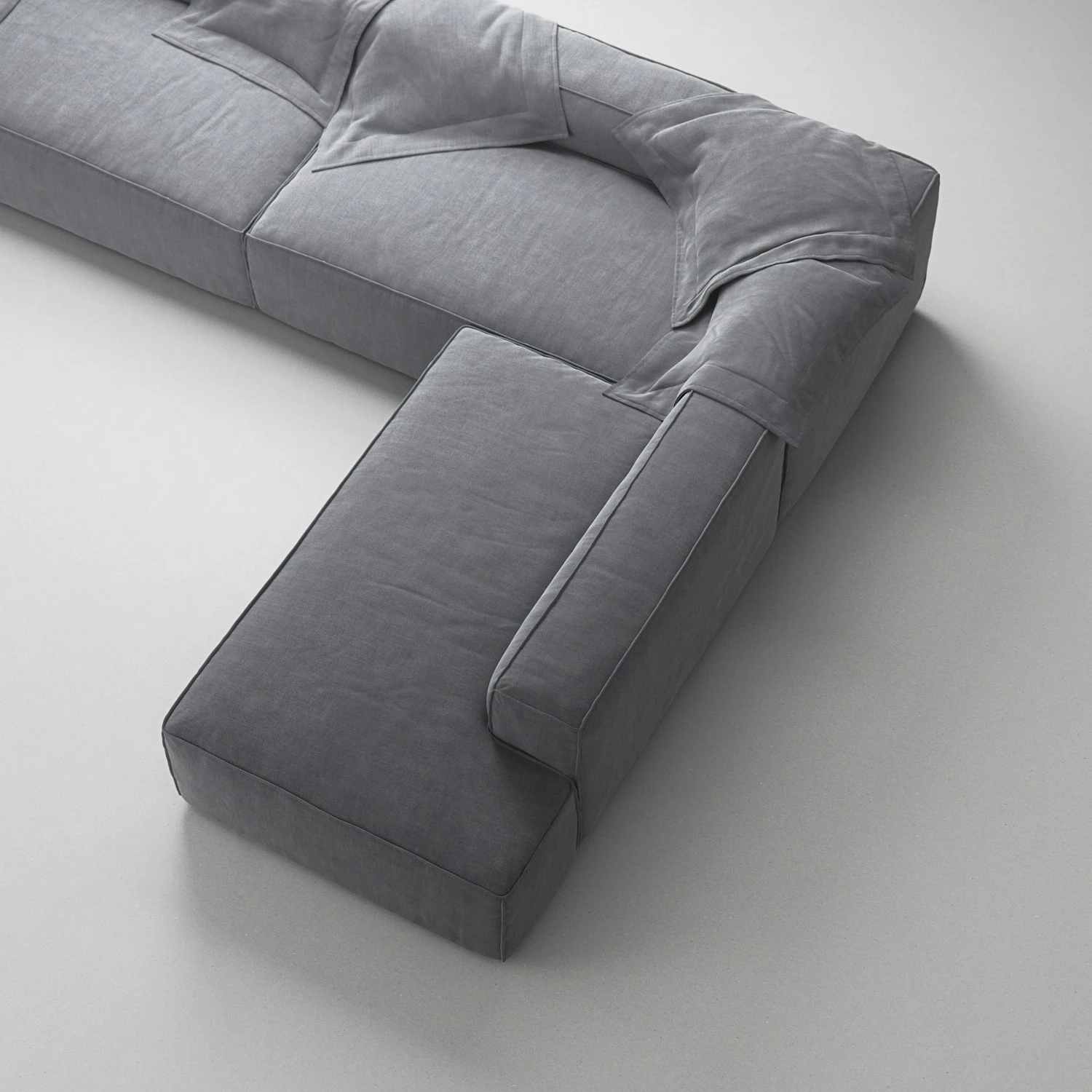 Grand Ecksofa 5-Sitzer Offener Abschluss Rechts, Zinc Grey 6 Grand Ecksofa 5-Sitzer Offener Abschluss Rechts, Zinc Grey – Bild 6