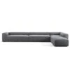 Grand Ecksofa Rechts, Zinc Grey