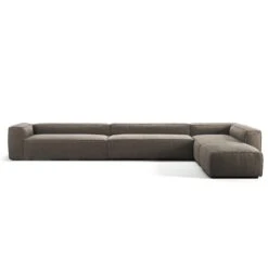 Grand Ecksofa Rechts, Mole Brown