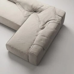 Grand Lounge Sofa 3-Seater Open End Left, Sandshell Beige -Gubi || Hay || &Tradition Verkäufe decotique grand lounge sofa 3 seater open end left 29