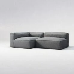 Grand Loungesofa 2-Sitzer Links Im Freien Nutzbar, Charcoal Chiné -Gubi || Hay || &Tradition Verkäufe decotique grand loungesofa 2 sitzer links im freien nutzbar 12