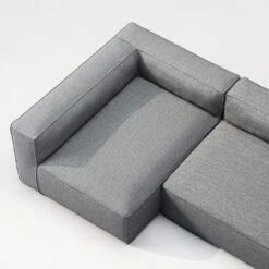 Grand Loungesofa 2-Sitzer Links Im Freien Nutzbar, Charcoal Chiné -Gubi || Hay || &Tradition Verkäufe decotique grand loungesofa 2 sitzer links im freien nutzbar 14