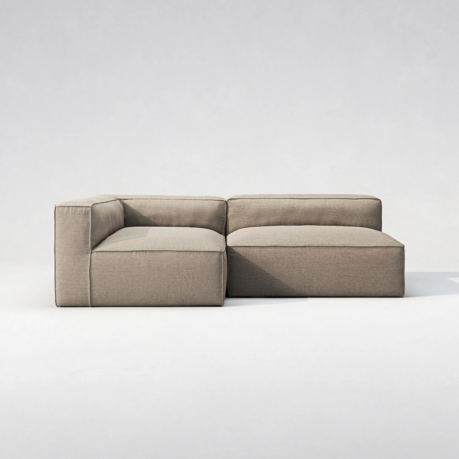 Grand Loungesofa 2-Sitzer Links Im Freien Nutzbar, Heather Grey 2 Grand Loungesofa 2-Sitzer Links Im Freien Nutzbar, Heather Grey – Bild 2