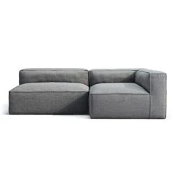 Grand Loungesofa 2-Sitzer Rechts Im Freien Nutzbar, Charcoal Chiné