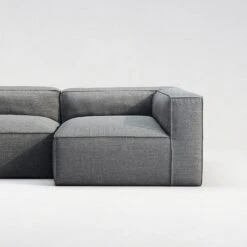 Grand Loungesofa 2-Sitzer Rechts Im Freien Nutzbar, Charcoal Chiné -Gubi || Hay || &Tradition Verkäufe decotique grand loungesofa 2 sitzer rechts im freien nutzbar 13