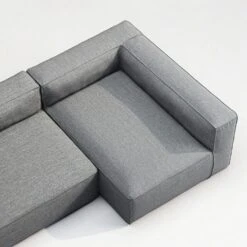 Grand Loungesofa 2-Sitzer Rechts Im Freien Nutzbar, Charcoal Chiné -Gubi || Hay || &Tradition Verkäufe decotique grand loungesofa 2 sitzer rechts im freien nutzbar 14