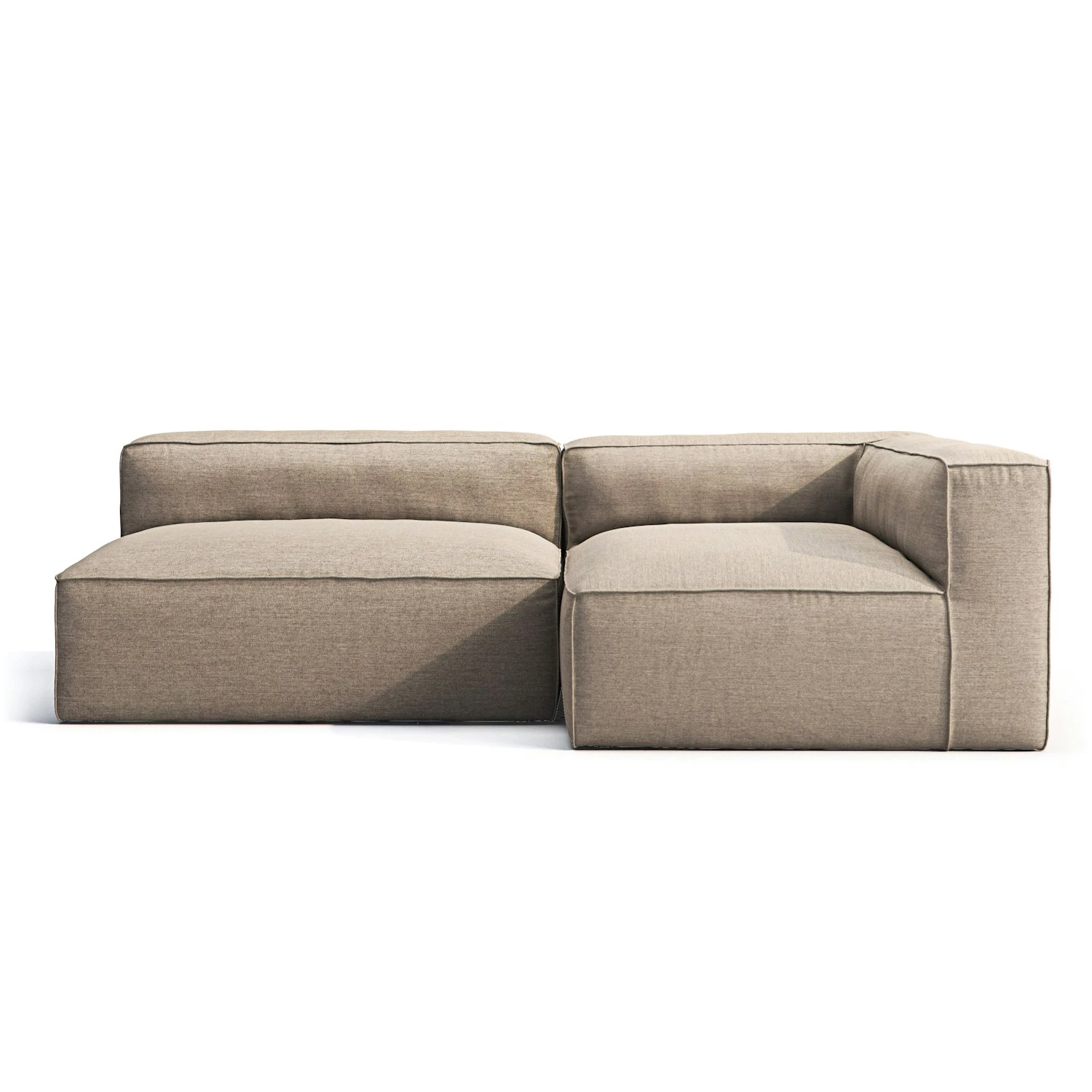 Grand Loungesofa 2-Sitzer Rechts Im Freien Nutzbar, Heather Grey 1 Grand Loungesofa 2-Sitzer Rechts Im Freien Nutzbar, Heather Grey