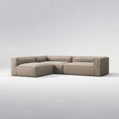 Grand Modulsofa Im Freien Nutzbar Links, Heather Grey -Gubi || Hay || &Tradition Verkäufe decotique grand modular sofa outdoor left 11