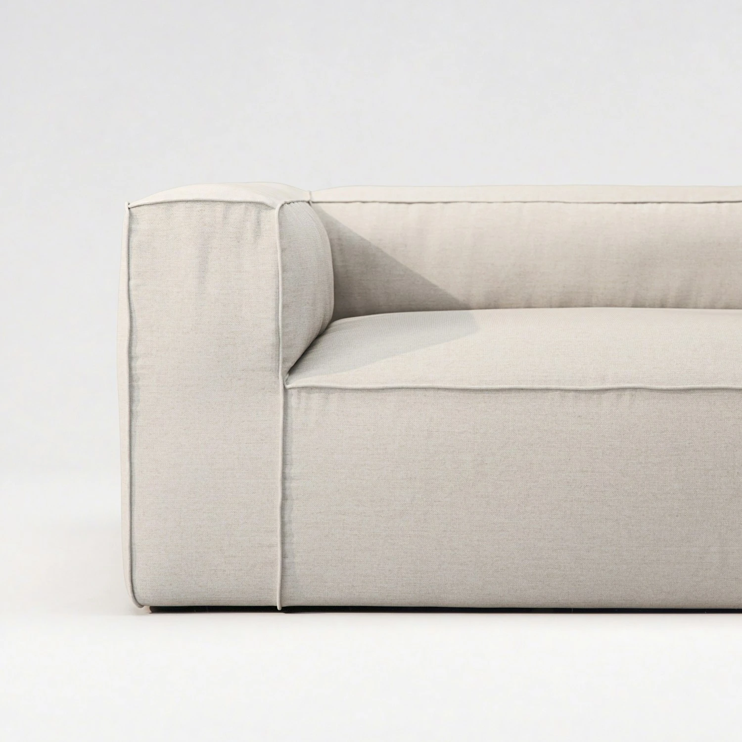 Grand Modulsofa Im Freien Nutzbar Links, Linen Chalk 4 Grand Modulsofa Im Freien Nutzbar Links, Linen Chalk – Bild 4