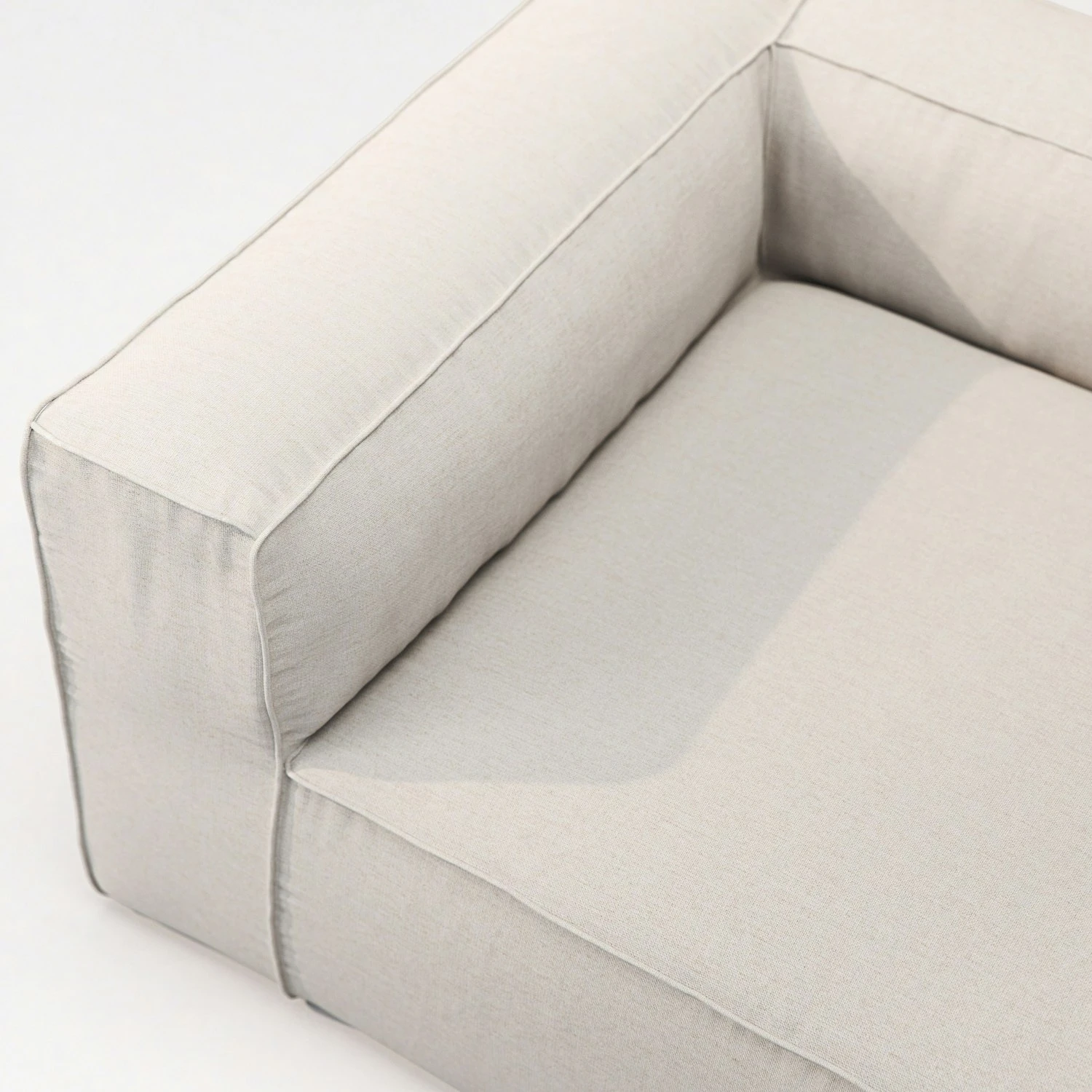 Grand Modulsofa Im Freien Nutzbar Links, Linen Chalk 5 Grand Modulsofa Im Freien Nutzbar Links, Linen Chalk – Bild 5