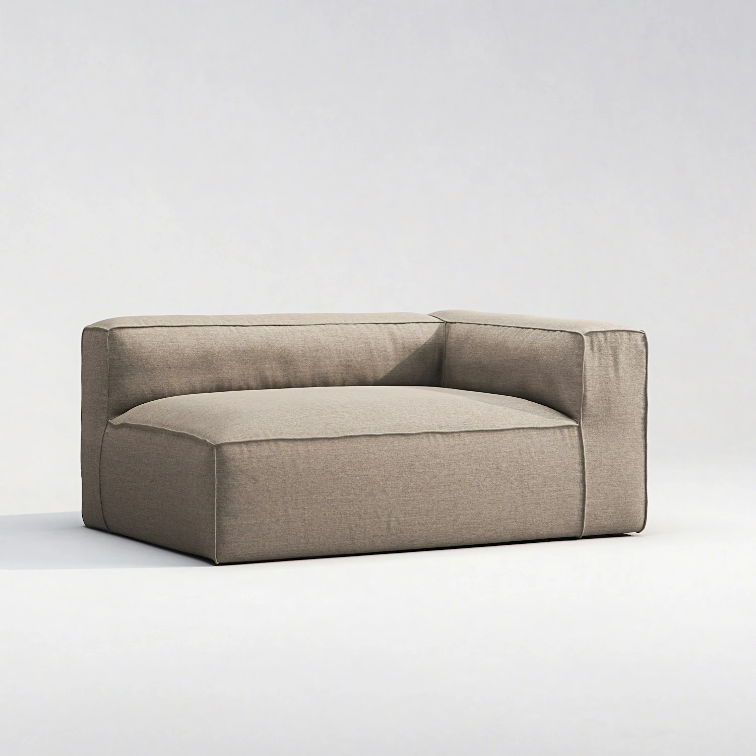 Grand Modulsofa Im Freien Nutzbar Rechts, Heather Grey 3 Grand Modulsofa Im Freien Nutzbar Rechts, Heather Grey – Bild 3