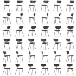 Habit Stuhl, Schwarz / Schwarz Samt 11 Habit Stuhl, Schwarz / Schwarz Samt -Gubi || Hay || &Tradition Verkäufe decotique habit stuhl 42