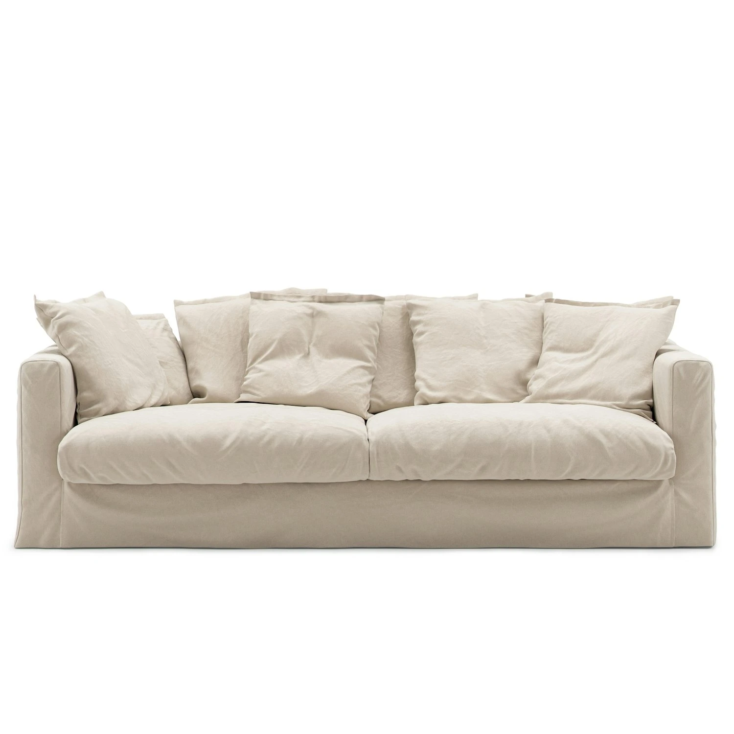 Le Grand Air Sofa 3-Sitzer Baumwolle, Beige 1 Le Grand Air Sofa 3-Sitzer Baumwolle, Beige