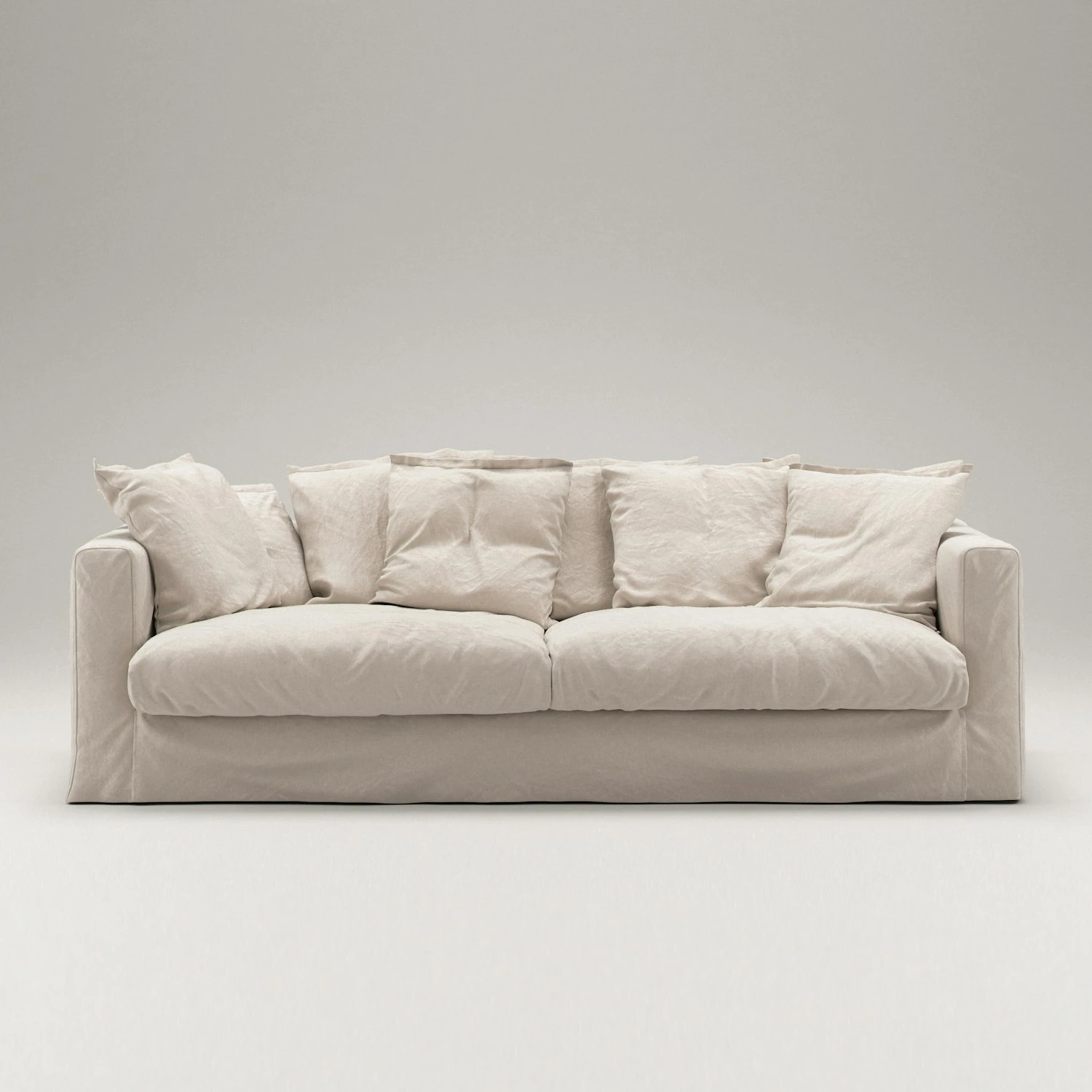 Le Grand Air Sofa 3-Sitzer Baumwolle, Beige 2 Le Grand Air Sofa 3-Sitzer Baumwolle, Beige – Bild 2