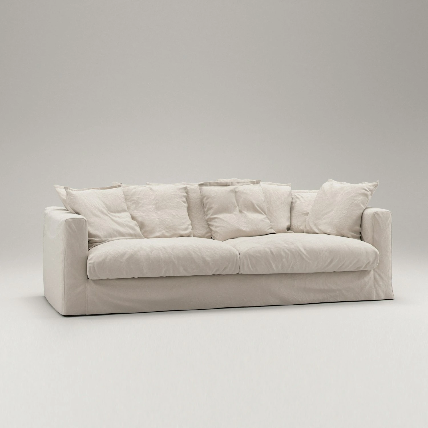 Le Grand Air Sofa 3-Sitzer Baumwolle, Beige 3 Le Grand Air Sofa 3-Sitzer Baumwolle, Beige – Bild 3
