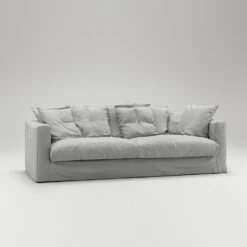 Le Grand Air Sofa 3-Sitzer Baumwolle, Hellgrau -Gubi || Hay || &Tradition Verkäufe decotique le grand air 3 sitz sofa baumwolle 25