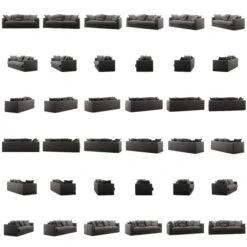 Le Grand Air Sofa 3-Sitzer Baumwolle, Limited Dunkelgrau 10 Le Grand Air Sofa 3-Sitzer Baumwolle, Limited Dunkelgrau -Gubi || Hay || &Tradition Verkäufe decotique le grand air 3 sitz sofa baumwolle 29