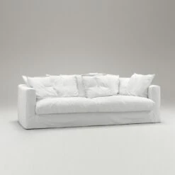 Le Grand Air Sofa 3-Sitzer Baumwolle, Weiß -Gubi || Hay || &Tradition Verkäufe decotique le grand air 3 sitz sofa baumwolle 9