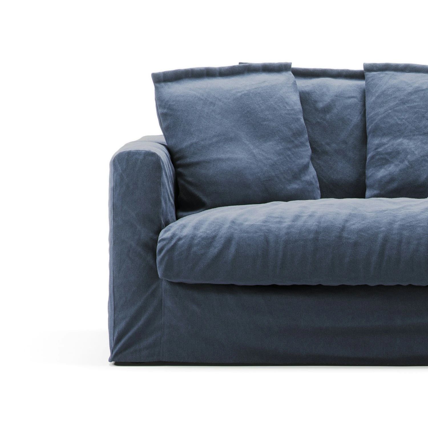 Le Grand Air Bezug 2-Sitzer Baumwolle, Dunkelblau 1 Le Grand Air Bezug 2-Sitzer Baumwolle, Dunkelblau