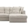 Le Grand Air Polsterung 3-Sitzer Divan Rechts Leinen, Natural Blonde
