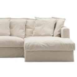 Le Grand Air Bezug 3-Sitzer Divan Rechts, Beige