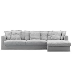 Le Grand Air Divan Right, Light Grey