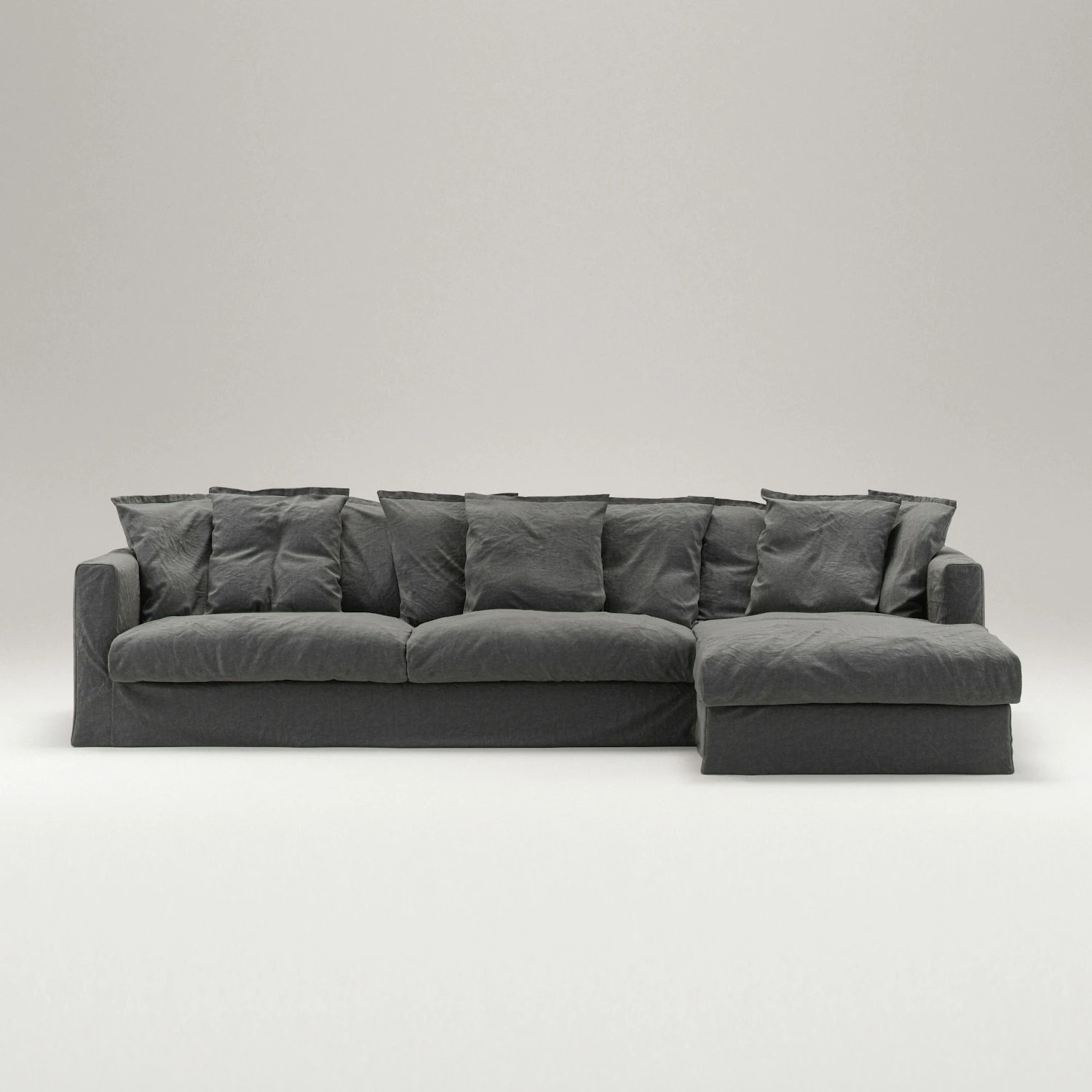 Le Grand Air Divan Right Linen, Carbon Dust 2 Le Grand Air Divan Right Linen, Carbon Dust – Bild 2