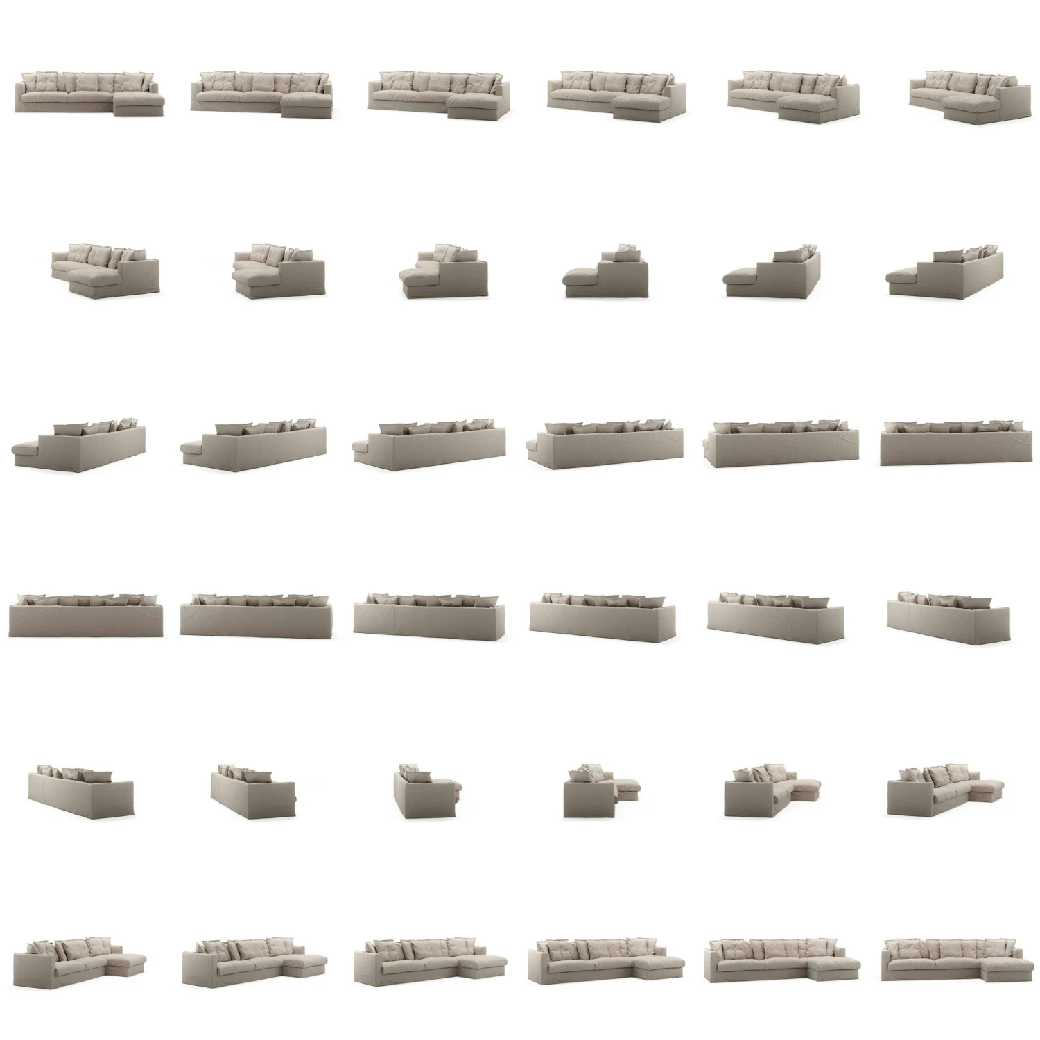 Le Grand Air Divan Right Linen, Savage Linen 5 Le Grand Air Divan Right Linen, Savage Linen – Bild 5