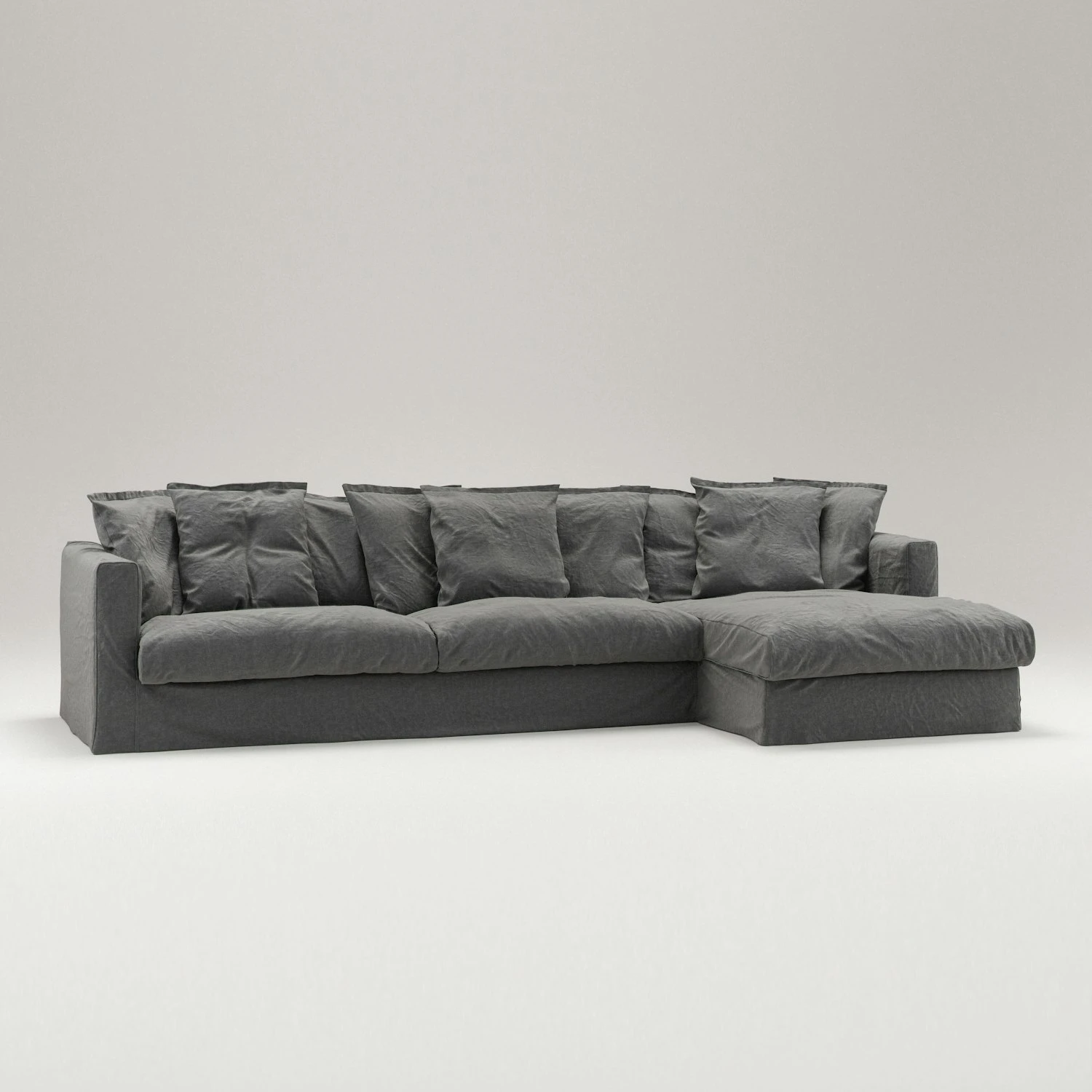 Le Grand Air Divan Right Linen, Carbon Dust 3 Le Grand Air Divan Right Linen, Carbon Dust – Bild 3