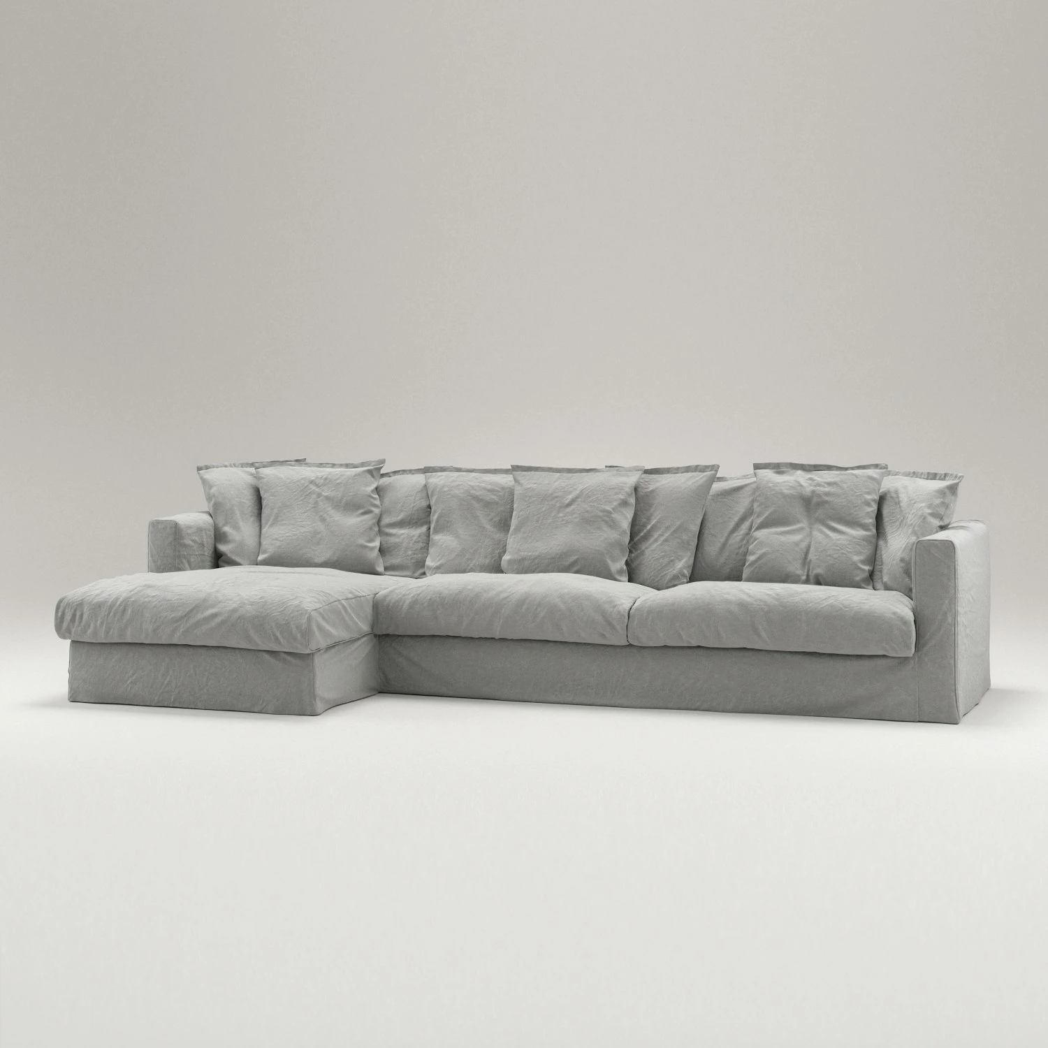 Le Grand Air Divan Left Linen, Foggy Morning 3 Le Grand Air Divan Left Linen, Foggy Morning – Bild 3