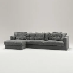 Le Grand Air Divan Left Linen, Carbon Dust 7 Le Grand Air Divan Left Linen, Carbon Dust -Gubi || Hay || &Tradition Verkäufe decotique le grand air divan sofa links leinen 3