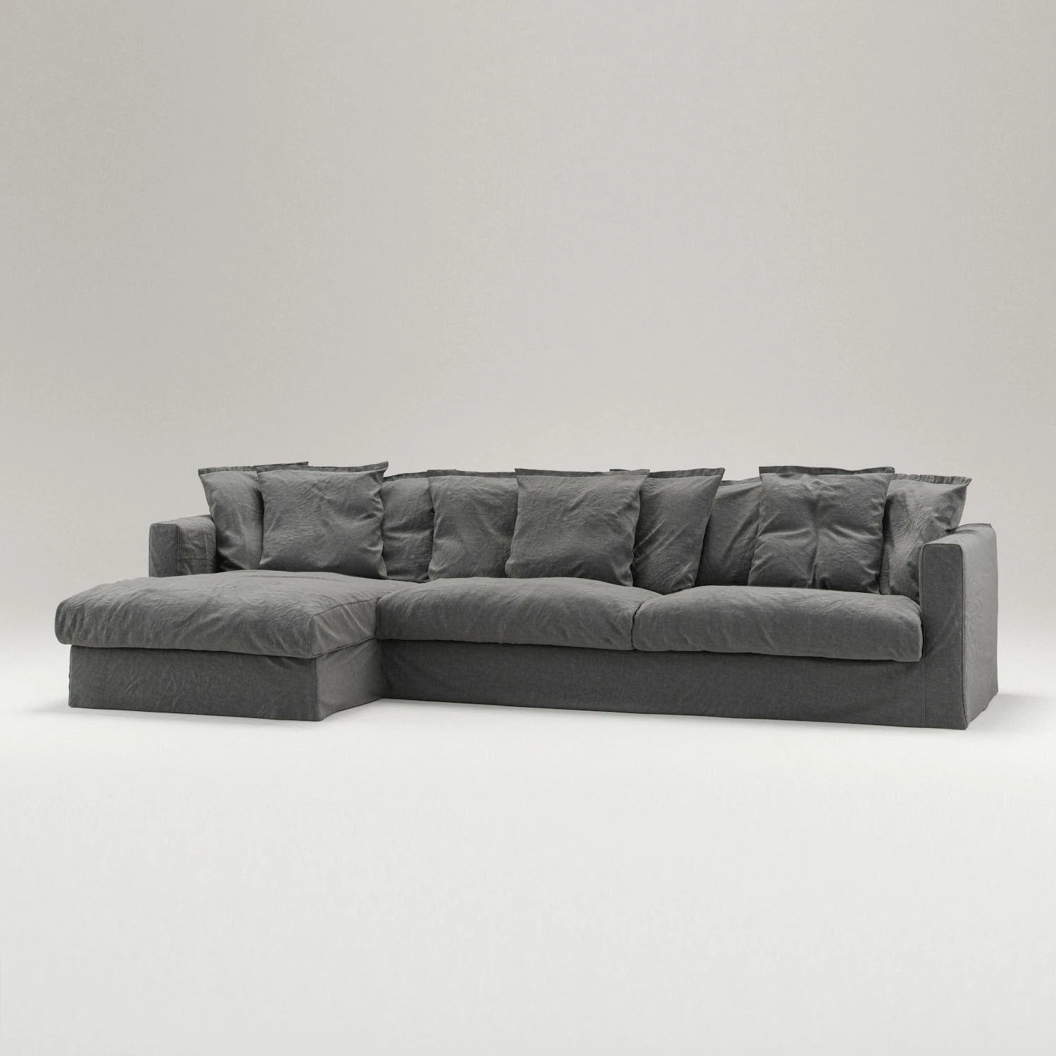 Le Grand Air Divan Left Linen, Carbon Dust 3 Le Grand Air Divan Left Linen, Carbon Dust – Bild 3