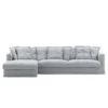 Le Grand Air Divan Sofa Links, Leinen/Nordic Sky