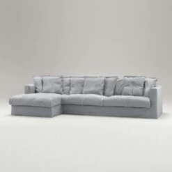 Le Grand Air Divan Sofa Links, Leinen/Nordic Sky -Gubi || Hay || &Tradition Verkäufe decotique le grand air divan sofa links leinen 34