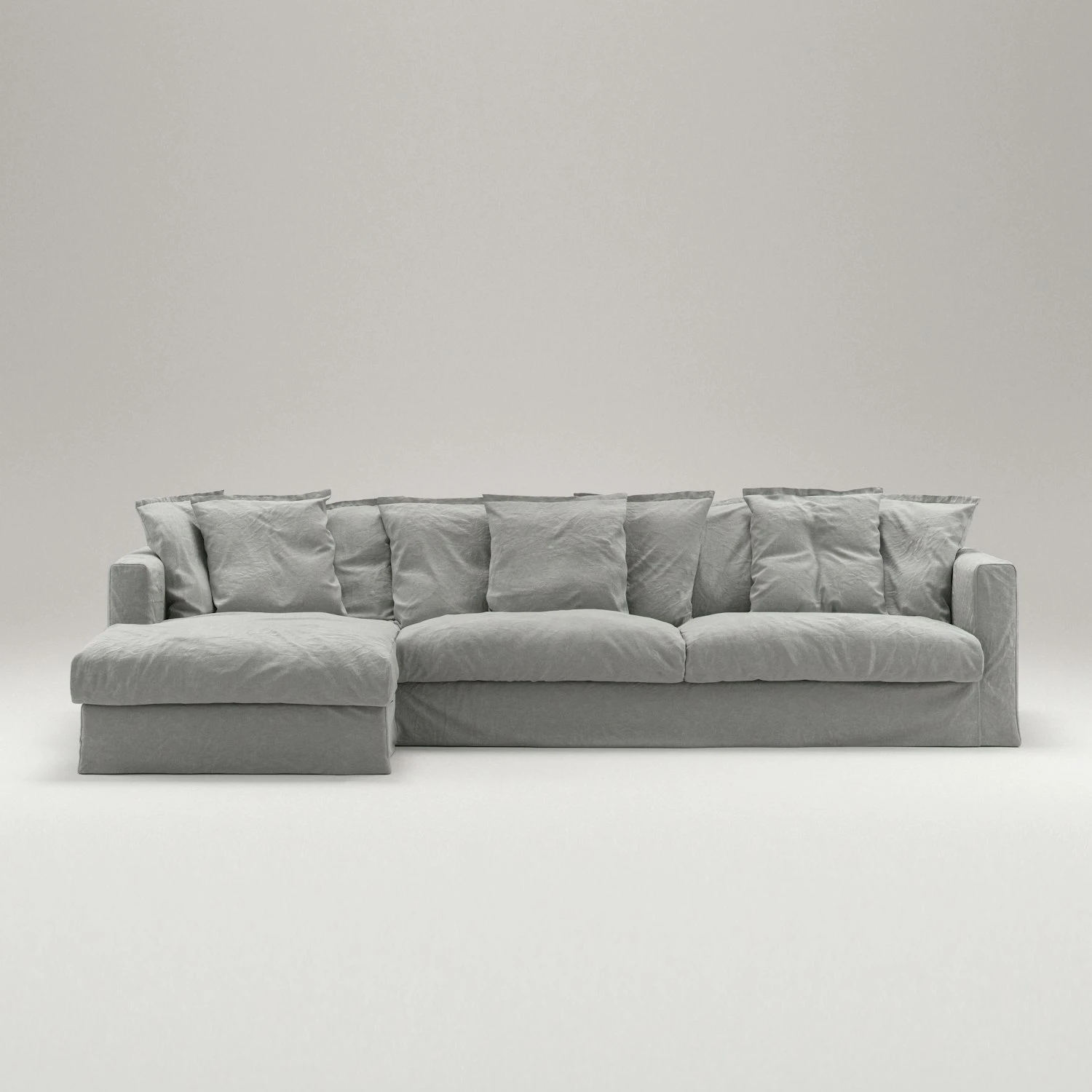 Le Grand Air Divan Left Linen, Foggy Morning 2 Le Grand Air Divan Left Linen, Foggy Morning – Bild 2