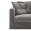Le Grand Air Loveseat Überzug Baumwolle, Grau