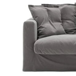 Le Grand Air Loveseat Überzug Baumwolle, Grau