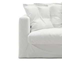 Le Grand Air Loveseat Überzug Baumwolle, Weiß