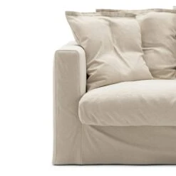 Le Grand Air Loveseat Überzug Baumwolle, Beige