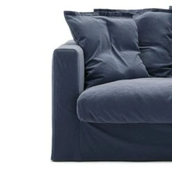 Le Grand Air Loveseat Überzug Baumwolle, Dunkelblau