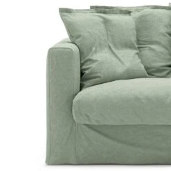 Le Grand Air Loveseat Überzug, Leinen/ Green Pear