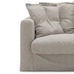 Le Grand Air Loveseat Überzug, Leinen/ Future Grey