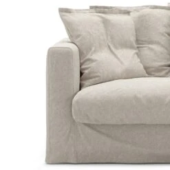 Le Grand Air Loveseat Überzug, Leinen/ Natural Blonde
