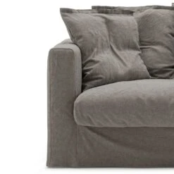Le Grand Air Loveseat Überzug, Leinen/ Smokey Granite