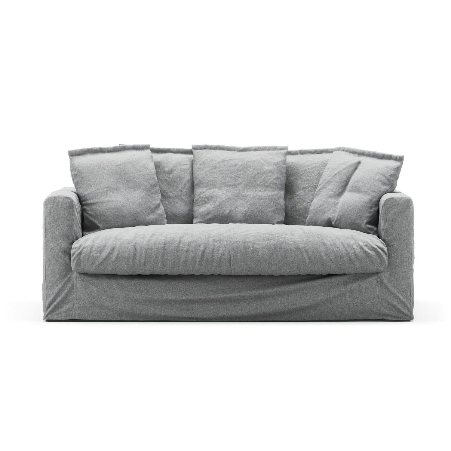 Le Grand Air Sofa 2-Sitzer Baumwolle, Hellgrau 1 Le Grand Air Sofa 2-Sitzer Baumwolle, Hellgrau