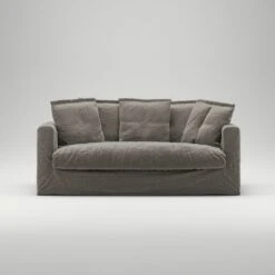 Le Grand Air Sofa 2-Sitzer Leinen, Smokey Granite -Gubi || Hay || &Tradition Verkäufe decotique le grand air sofa 2 sitzer leinen 11